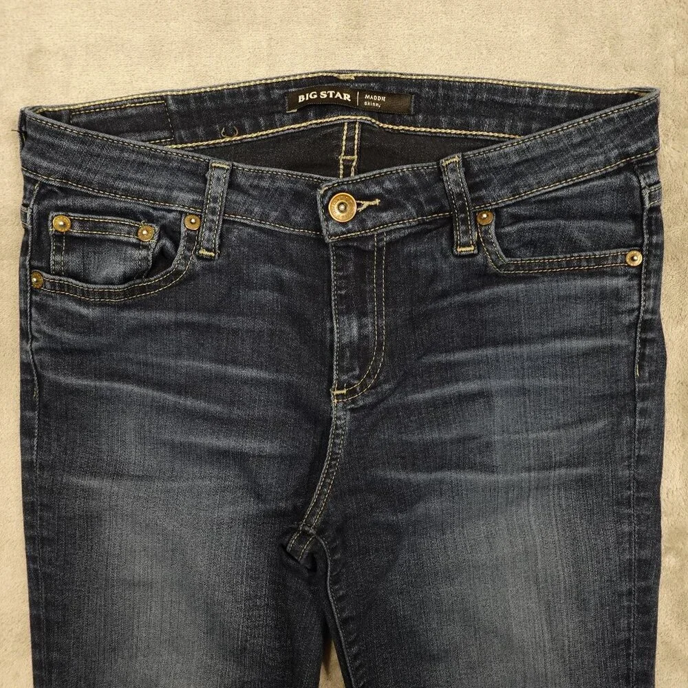 Big Star jeans Maddie skinny women's‎ 28R blue western